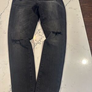 Blank NYC Women's Black Distressed Skinny Jeans